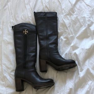 Tory Burch Heeled Boots (brownish gray)